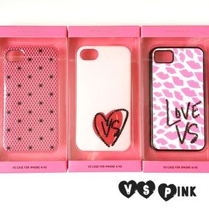 ON HOLD NWT VS PINK iPhone 4/4s Set