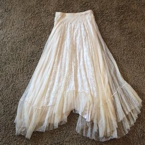 Super cute free people maxi skirt!