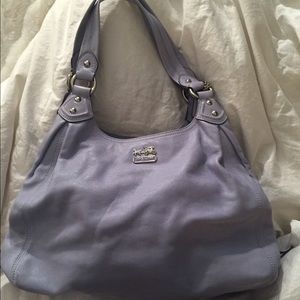COACH lilac leather purse