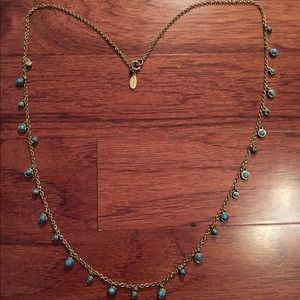 Ann Taylor Turquoise Bead Necklace
