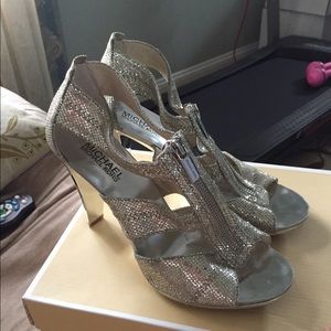 Michael Kors silver shoes