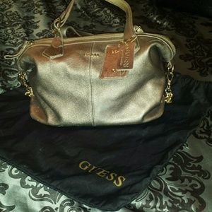 Guess gold bag