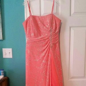 Pink prom dress