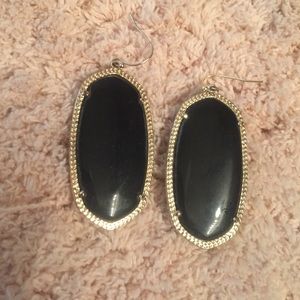 Black Danielle earrings