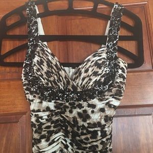 Beautiful Leopard Cache Dress Size 2