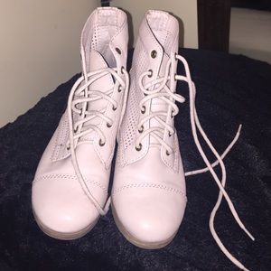 Tan/brown combat boots