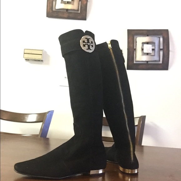 Turnlock Riding Boot: Women Tory burch boots