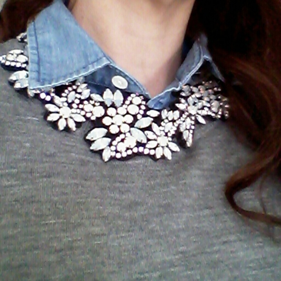 J. Crew crystal bib necklace