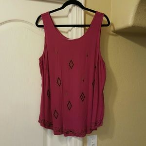 Beaded tank top