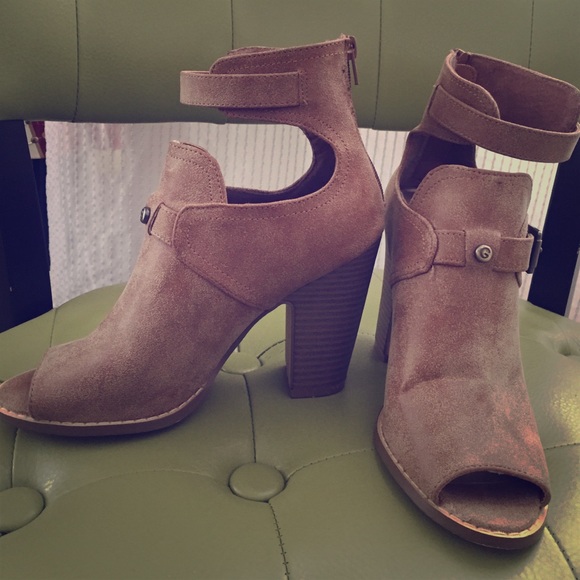 G by Guess Open toe booties