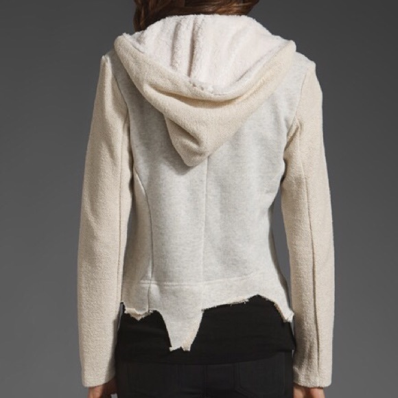 Raw Hem Motorcycle Jacket