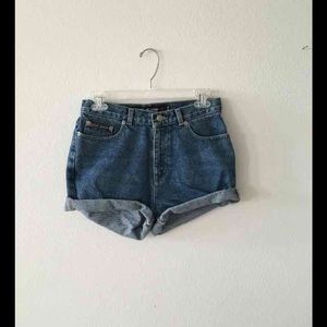 High waisted Jean shorts