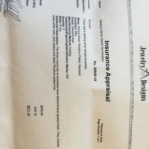 Sterling silver bangles