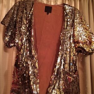 ⚡️Last Chance⚡️NWOT Limited sequined jacket