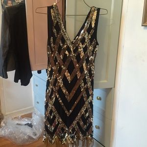 Flapper inspired dress, hand crafted