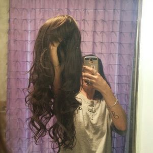 NEW Dark Brown Curly Wig MAKE OFFER