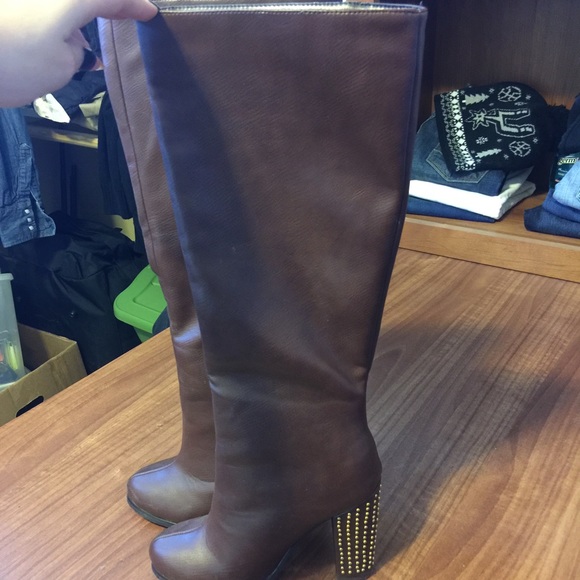 JustFab tall ridding boots. Size 6