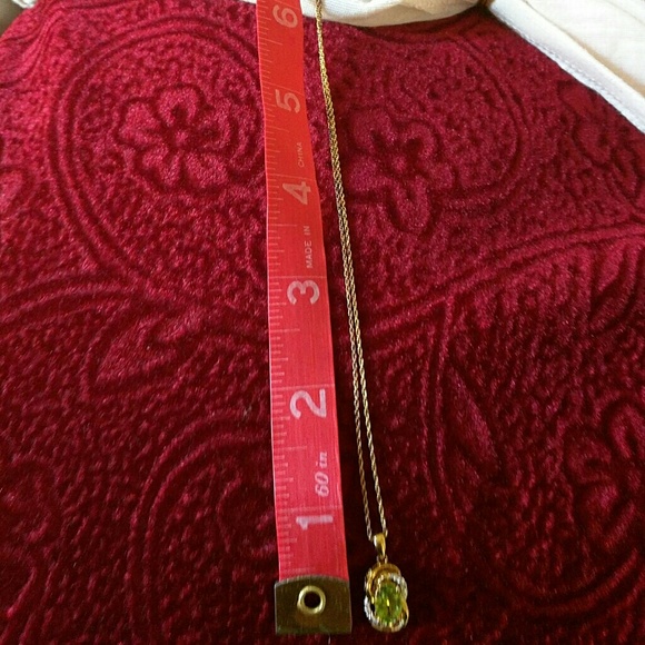 14 k Gold filled genuine Period and diamond accent - Picture 4 of 4