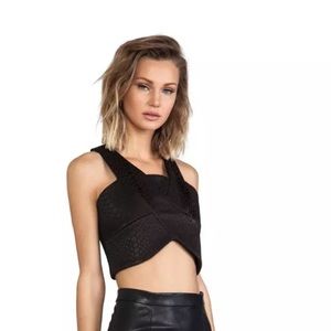 🌵 Maurie & Eve Black Bustier Crop Top