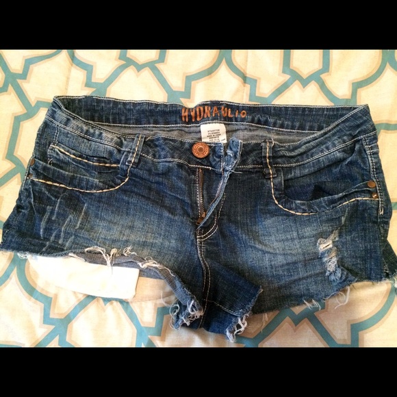 Hydraulic Denim Shorts