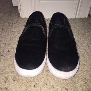 Steve Madden Calf Hair Slip Ons