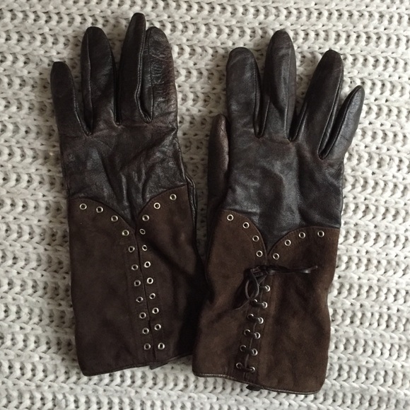 Brown Leather Gloves!