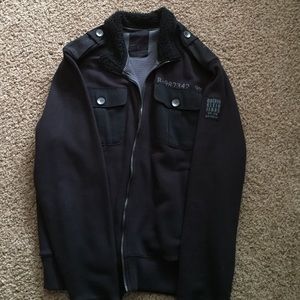 Calvin Kline Men's Military Style Sweater