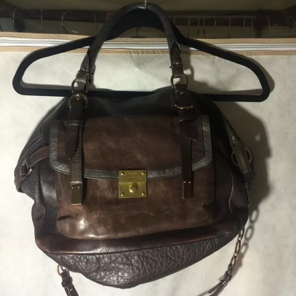 Coach large brown leather bag - Picture 1 of 4