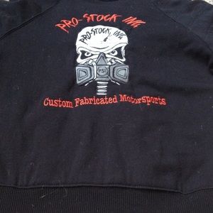 A leather varsity pro stock jacket