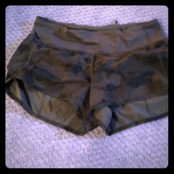Lululemon camo shorts