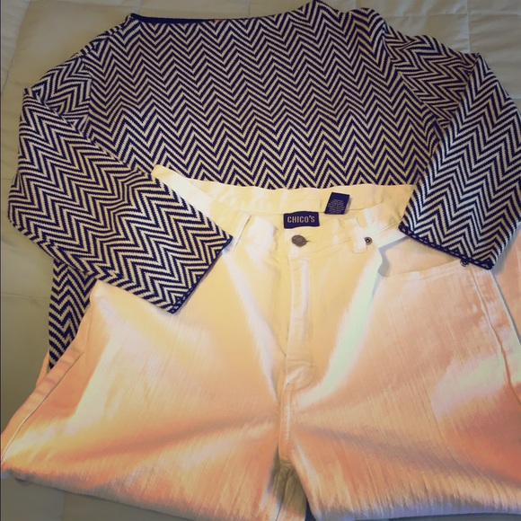 Black & White chevron sweater.