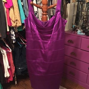Royal Purple Cocktail Dress