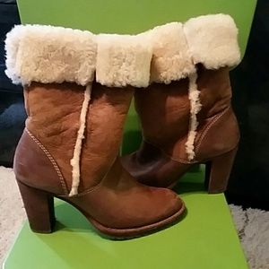 Michael Kors leather boots