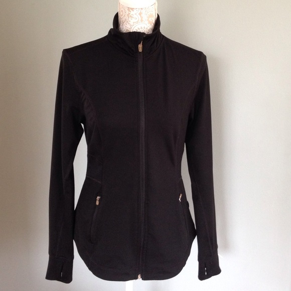 black workout jacket