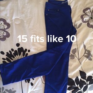 Almost Famouse royal blue jeans