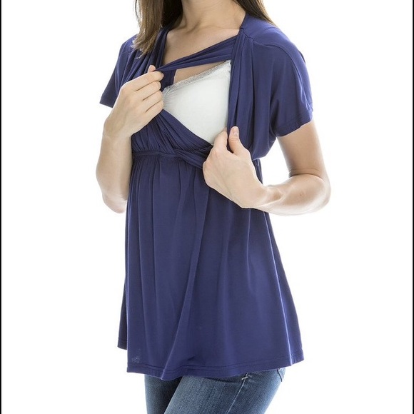 Maternity nursing shirt - Picture 2 of 4