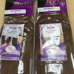 Wet and wavy Remi hair, two packs #30