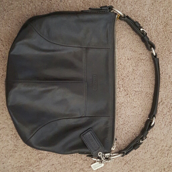 Coach Handbags - Coach Black Leather Purse Authentic