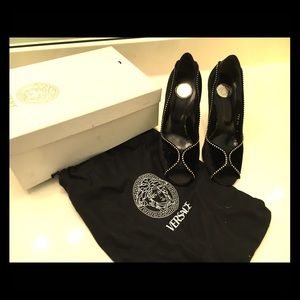 Black Versace Heels