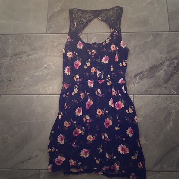 Floral dress.