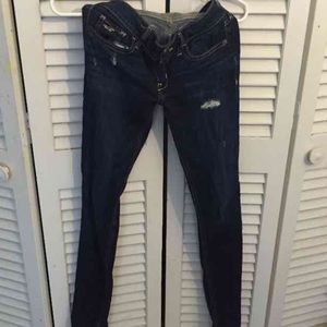 Hollister skinny jeans.