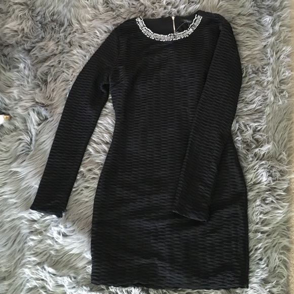 New ENDLESS ROSE textured cocktail dress.