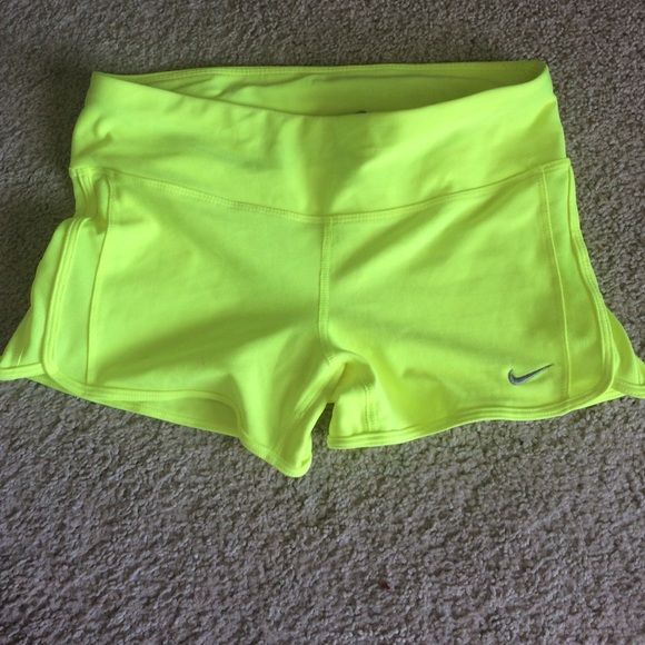 Neon Nike shorts