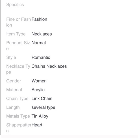 Love struck necklace - Picture 2 of 2