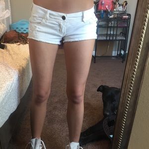 White Hollister Shorts
