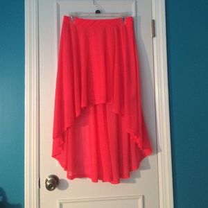 High-Low Hot Pink Skirt from H&M