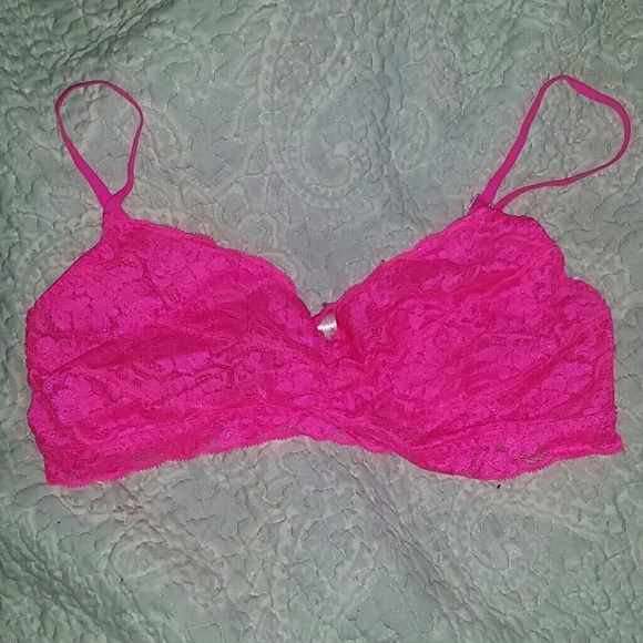 Hot pink bralette