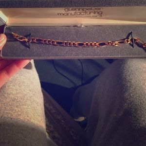 14 karat gold chain bracelet