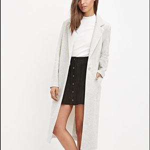 forever 21 he's there's duster coat NWOT