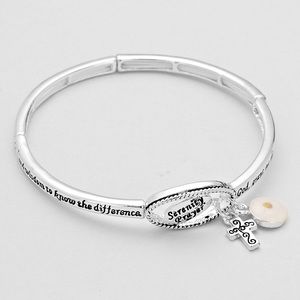 Serenity mustard seed stretch bracelet .